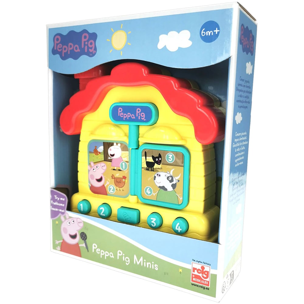 REIG Peppa Pig Yellow and Red Musical House Image 5