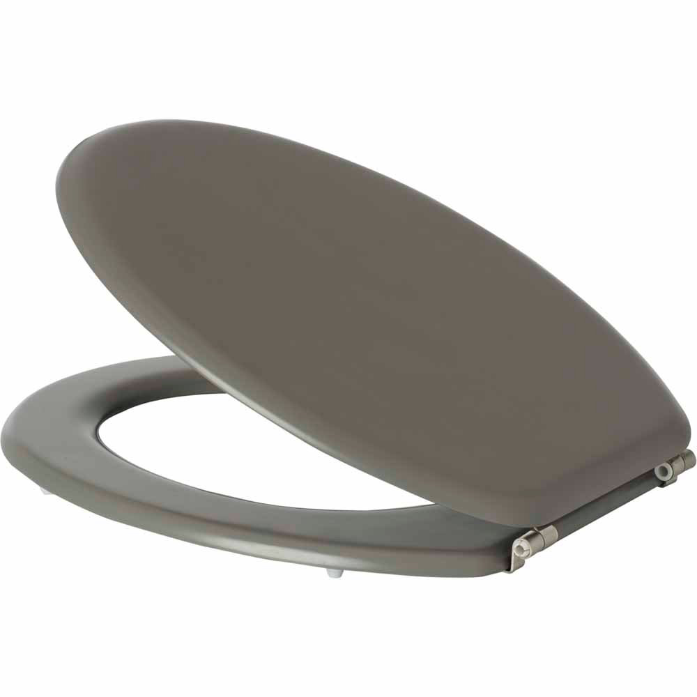 Wilko Matte Grey Toilet Seat Wilko