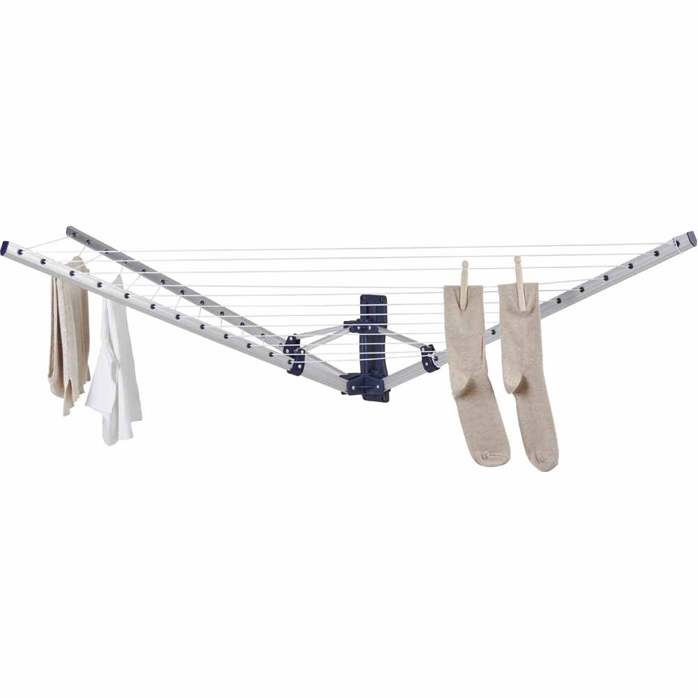Wilko Wall Mountable Airer Image 2