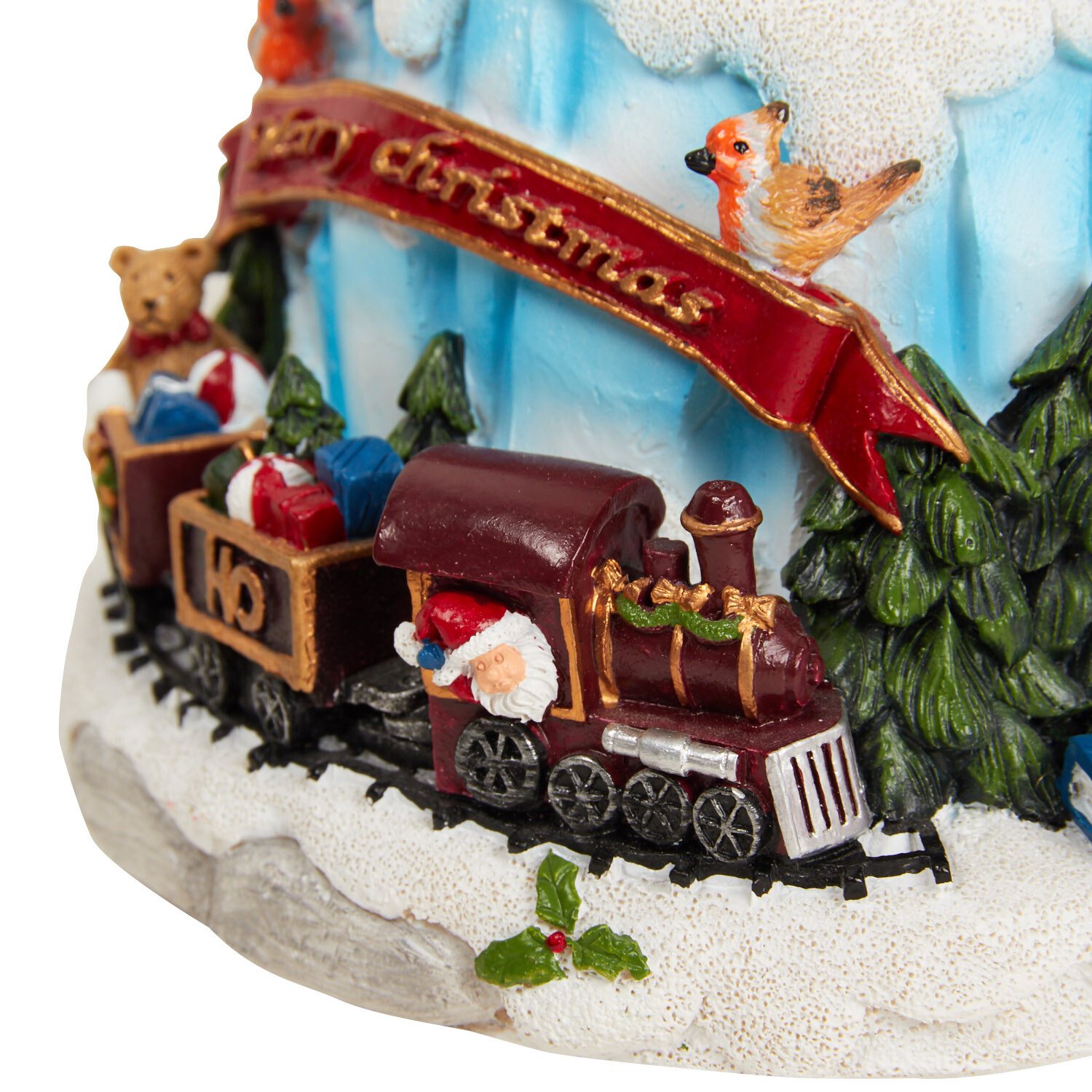 Traditional LED Music Rotating Snow Globe - Multicolour Image 3