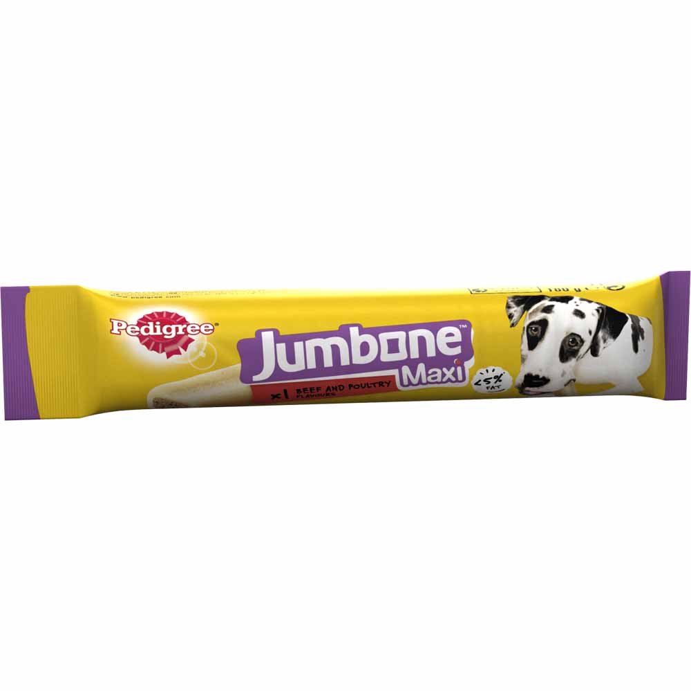 Pedigree Jumbone Maxi Adult Large Dog Treat with Beef and Poultry 1 Chew 180g Image 2