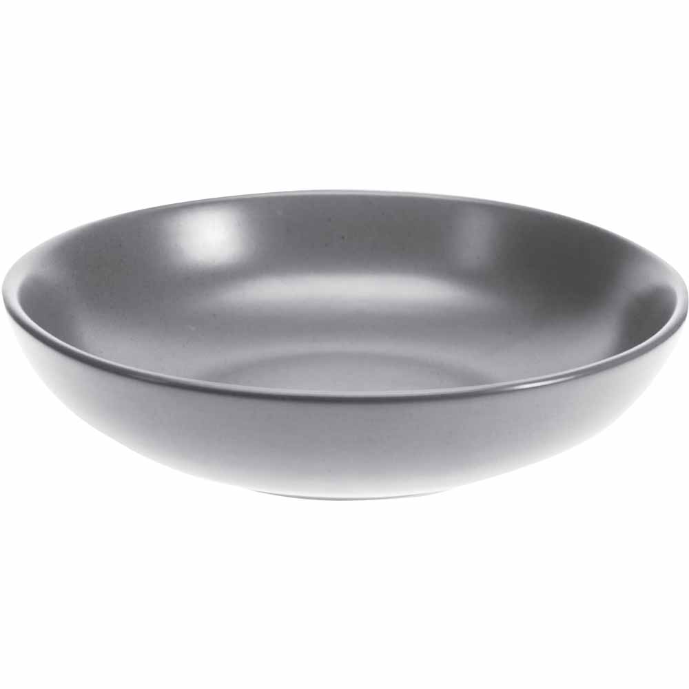Wilko Dark Grey Pasta Bowl Wilko