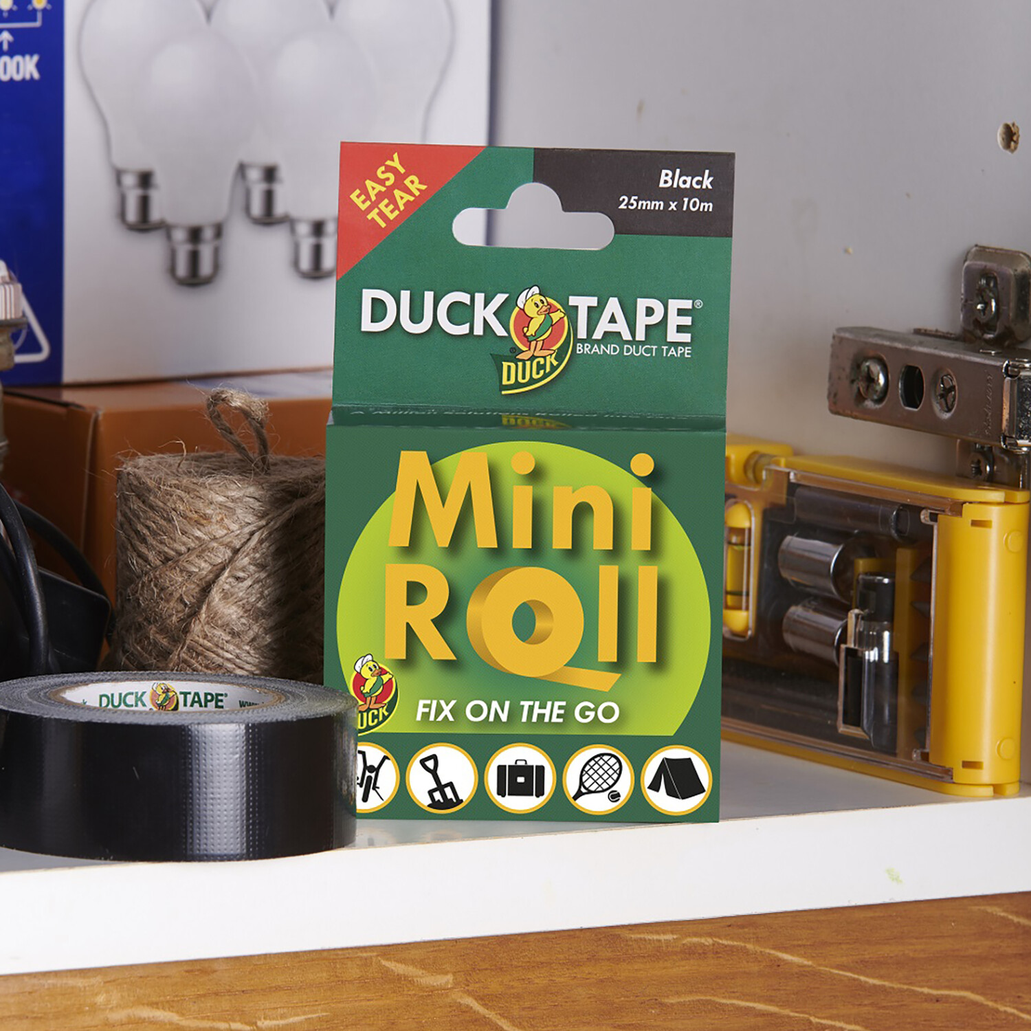 Duck 25mm x 10m Mini Roll Duct Tape Image 4