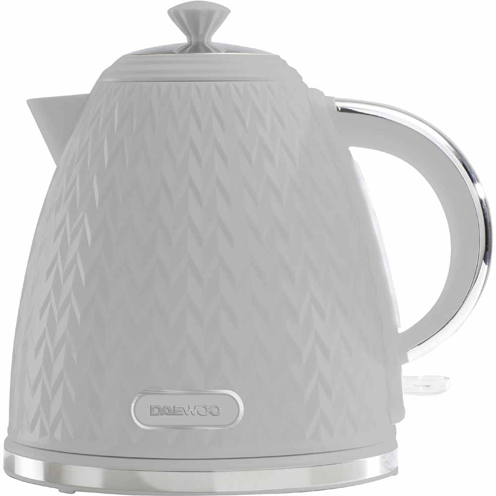 Daewoo Grey 1.7L Argyle Kettle 3KW Wilko