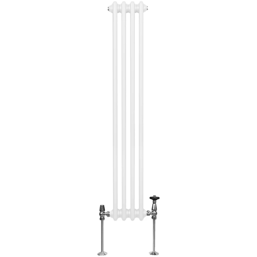 Monster Shop 2348 BTU White Traditional 3 Column Radiator 1500 x 202mm Image 1