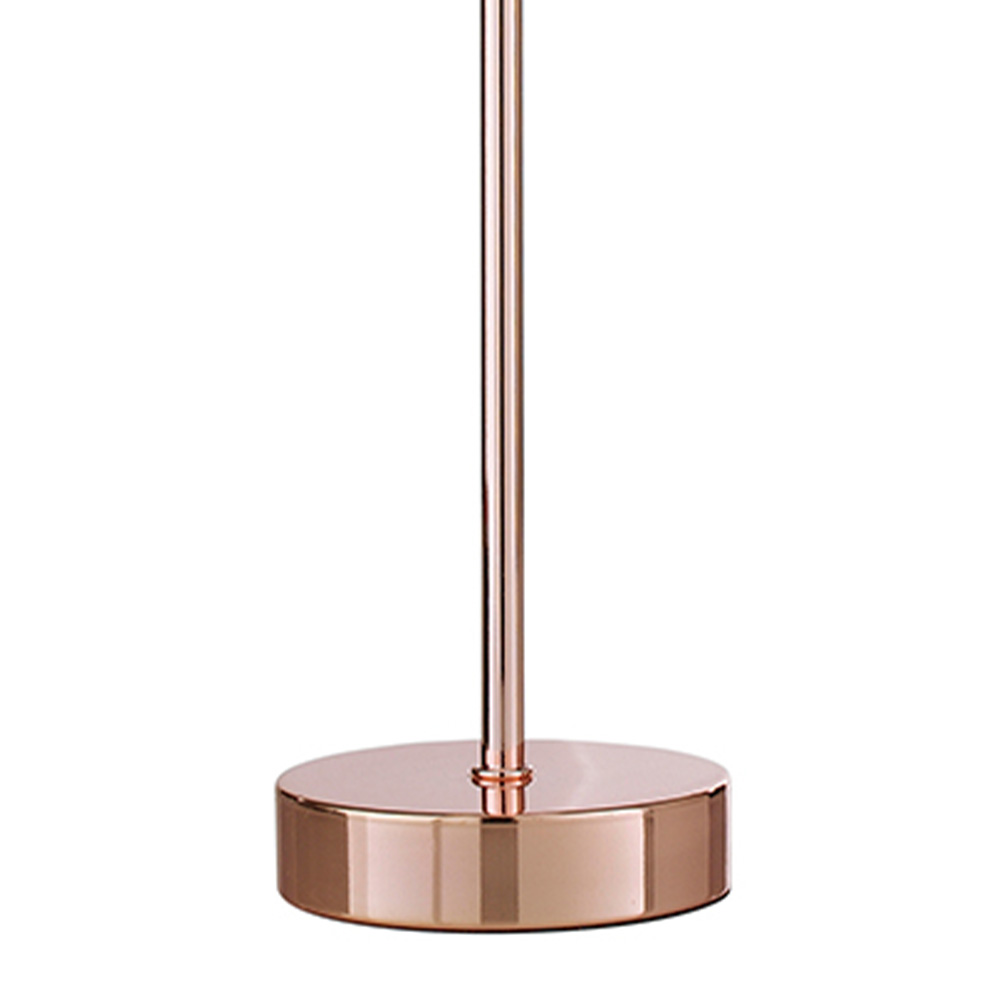 Tall Stick Table Lamp Rose Gold | Grey Image 3