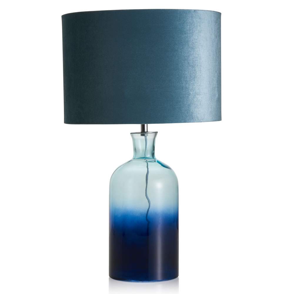 Wilko Teal Ombre Table Lamp Image 3