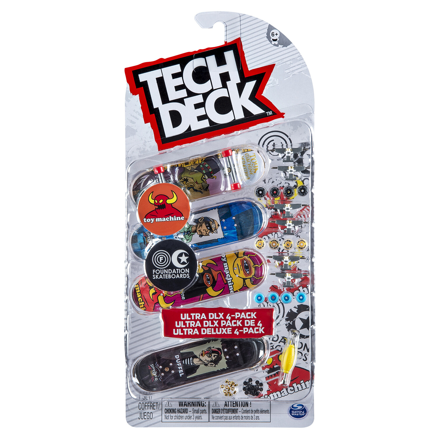 Tech Deck Ultra DLX Skateboards Figures in Assorted Style 4 Pack Image 5