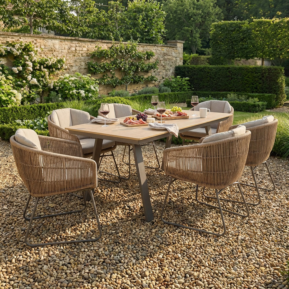 Manhattan Dining Set Beige Image 5