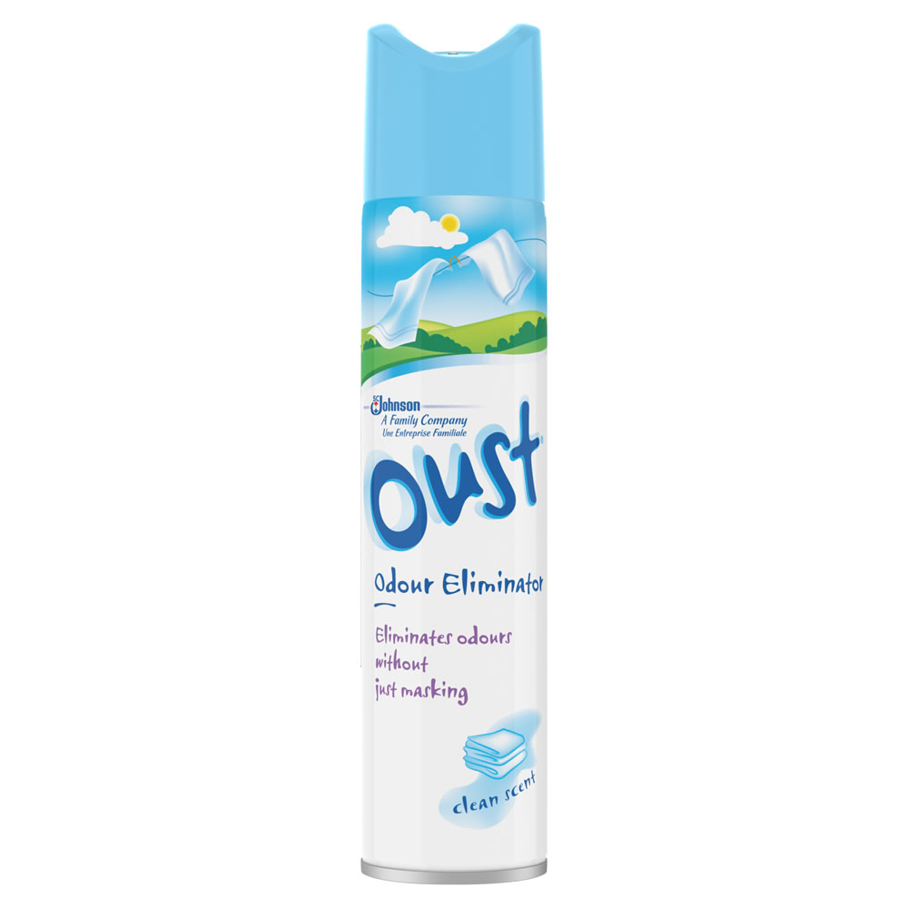 Oust Odour Eliminator Clean Scent Air Freshener 300ml Image