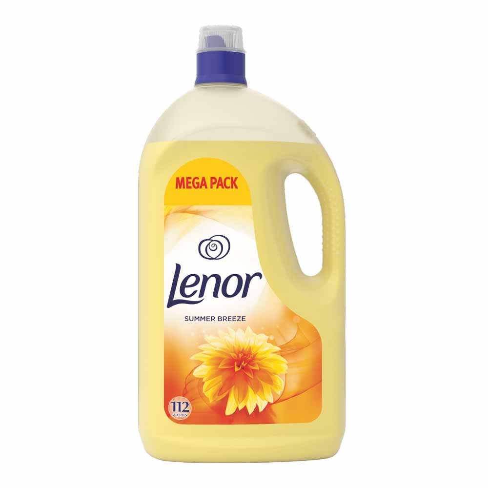 Lenor Summer Breeze Fabric Conditioner 112 Washes 3.92L Image 2