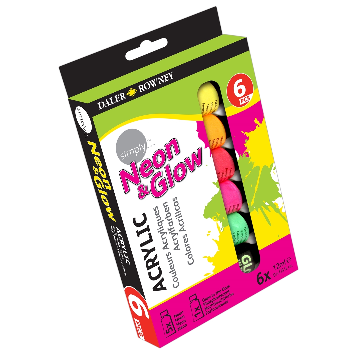 Daler-Rowney Simply Acrylic Neon Set Image
