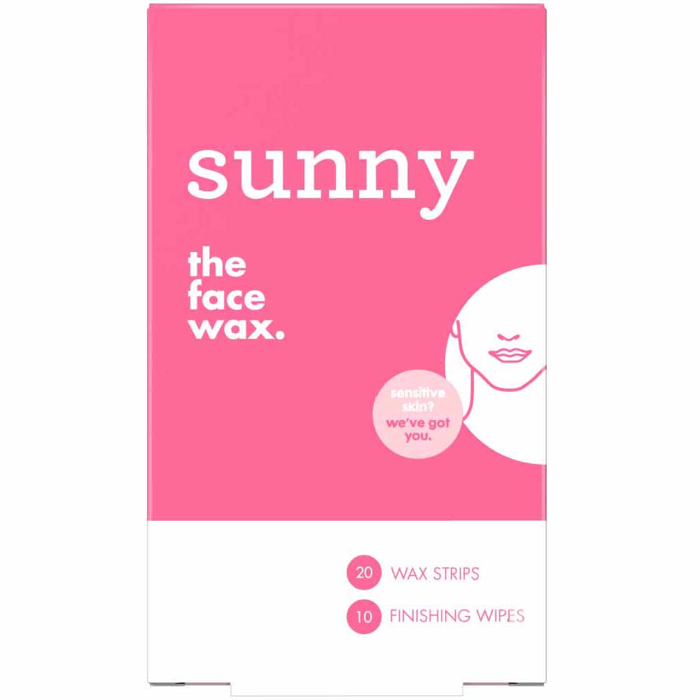 Sunny - the Face Wax 20 Strips + 10 Wipes Image 1