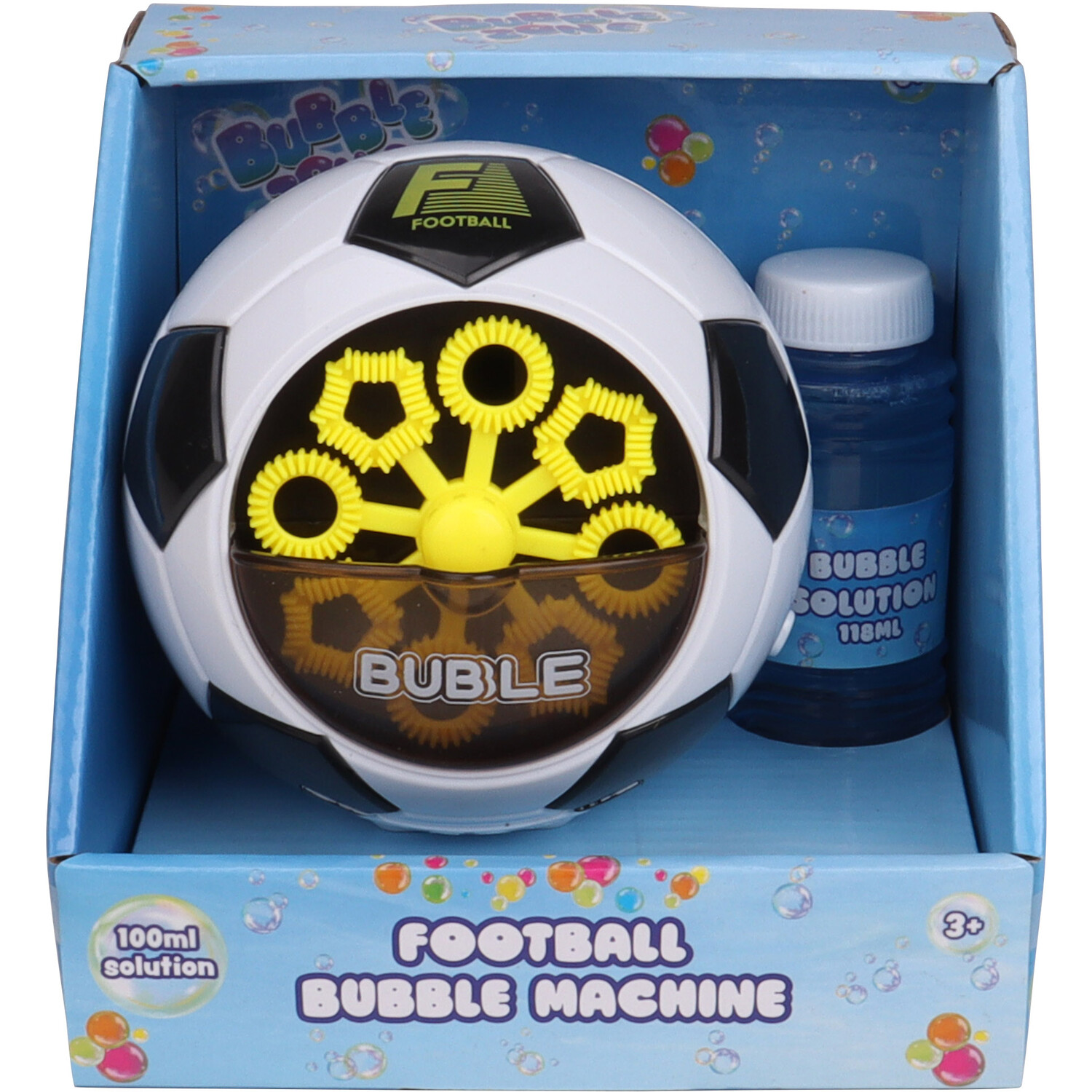 Football Bubble Machine and Solution - White Image 1