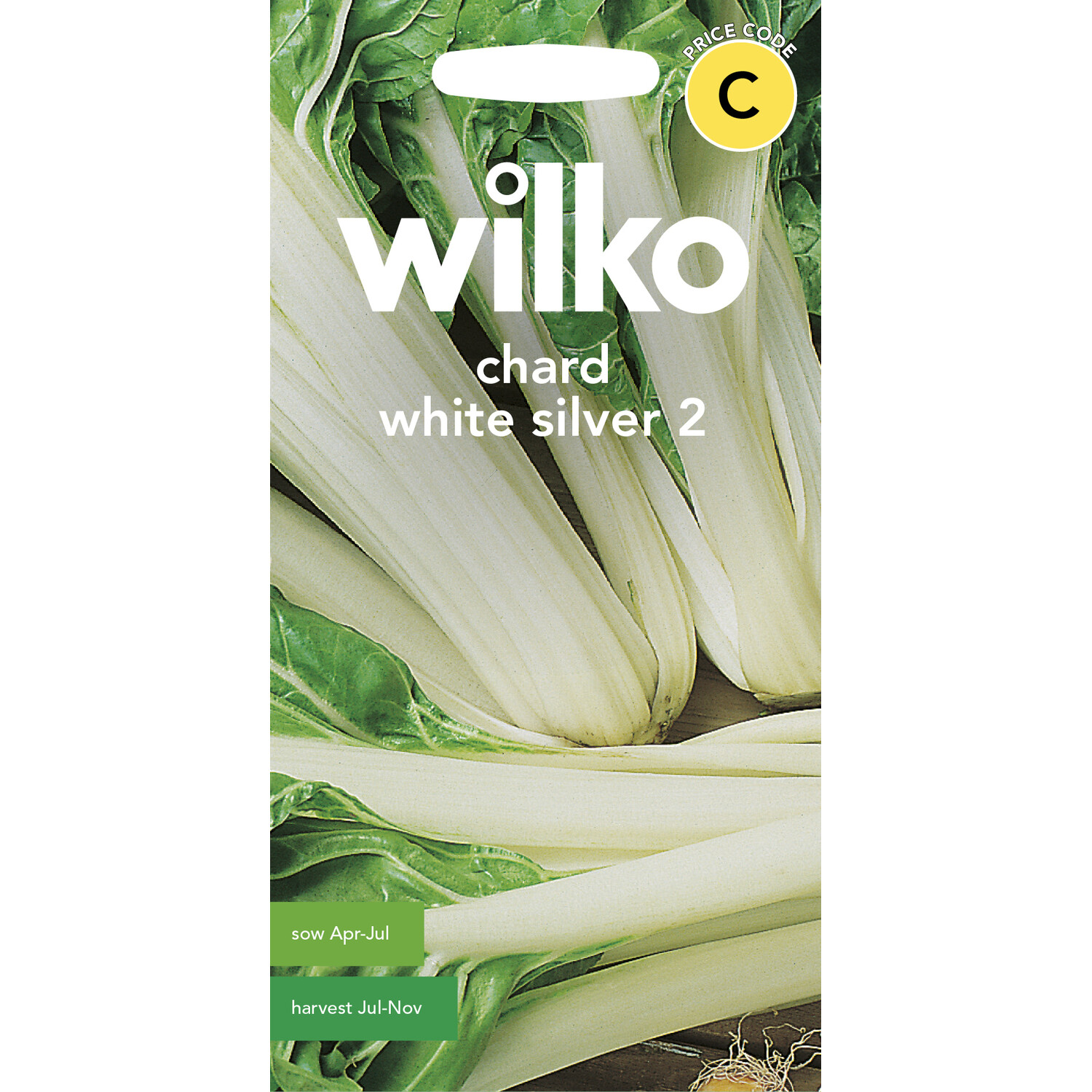 Wilko Chard White Silver Seeds Image 1