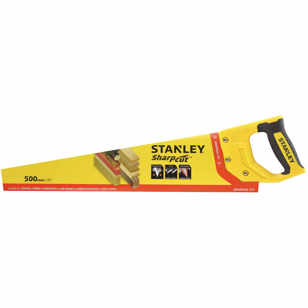 Stanley Heavy Duty Saw 7TPI 500mm Image 2