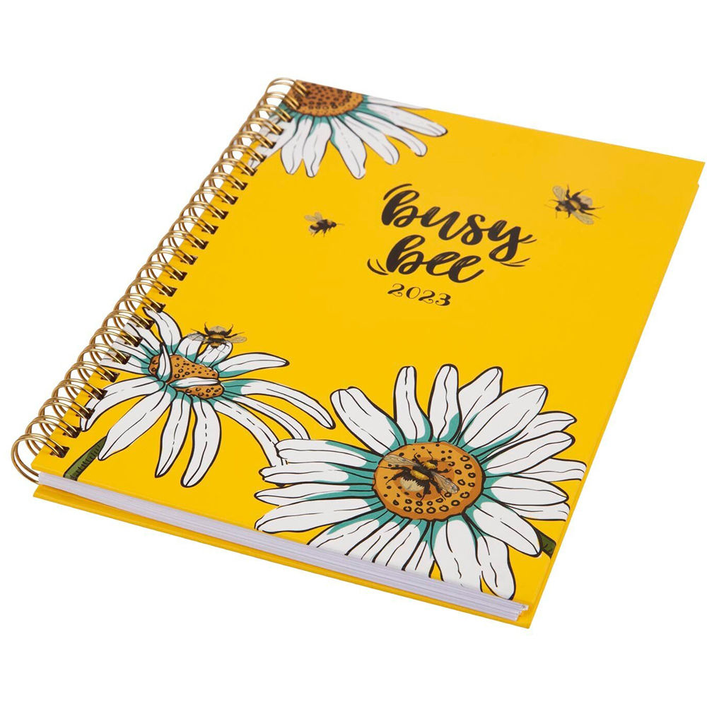 2023 A5 Bee Spiral Diary Image 4