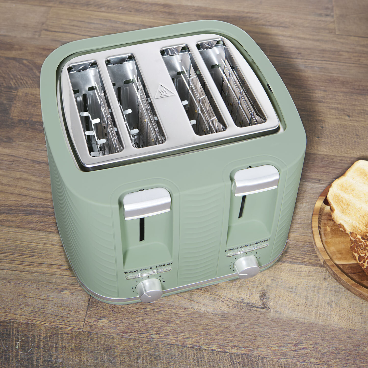 Revolve 4 Slot Toaster Sage Image 6