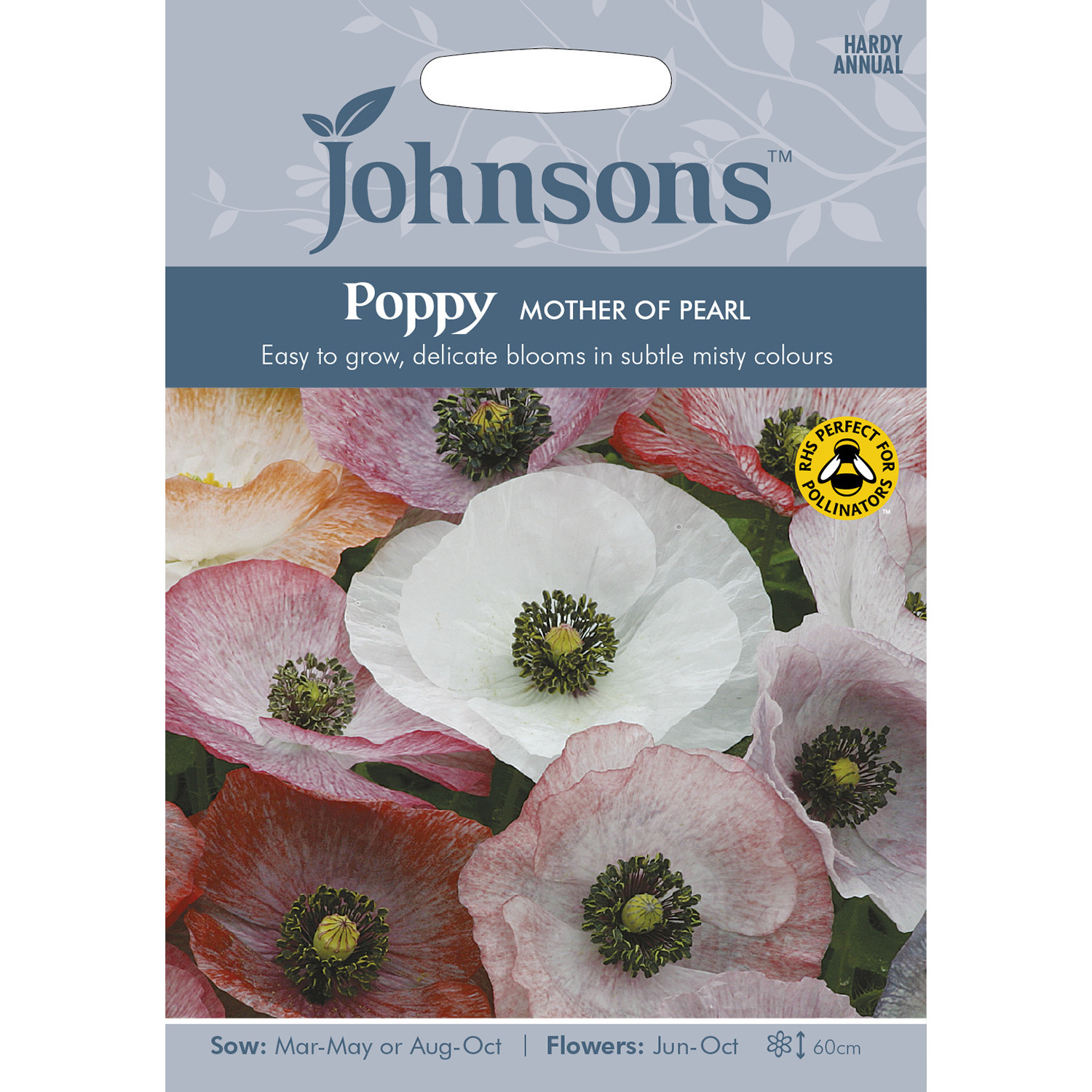Johnsons Poppy Mother Of Pearl Flower Seeds Image 2