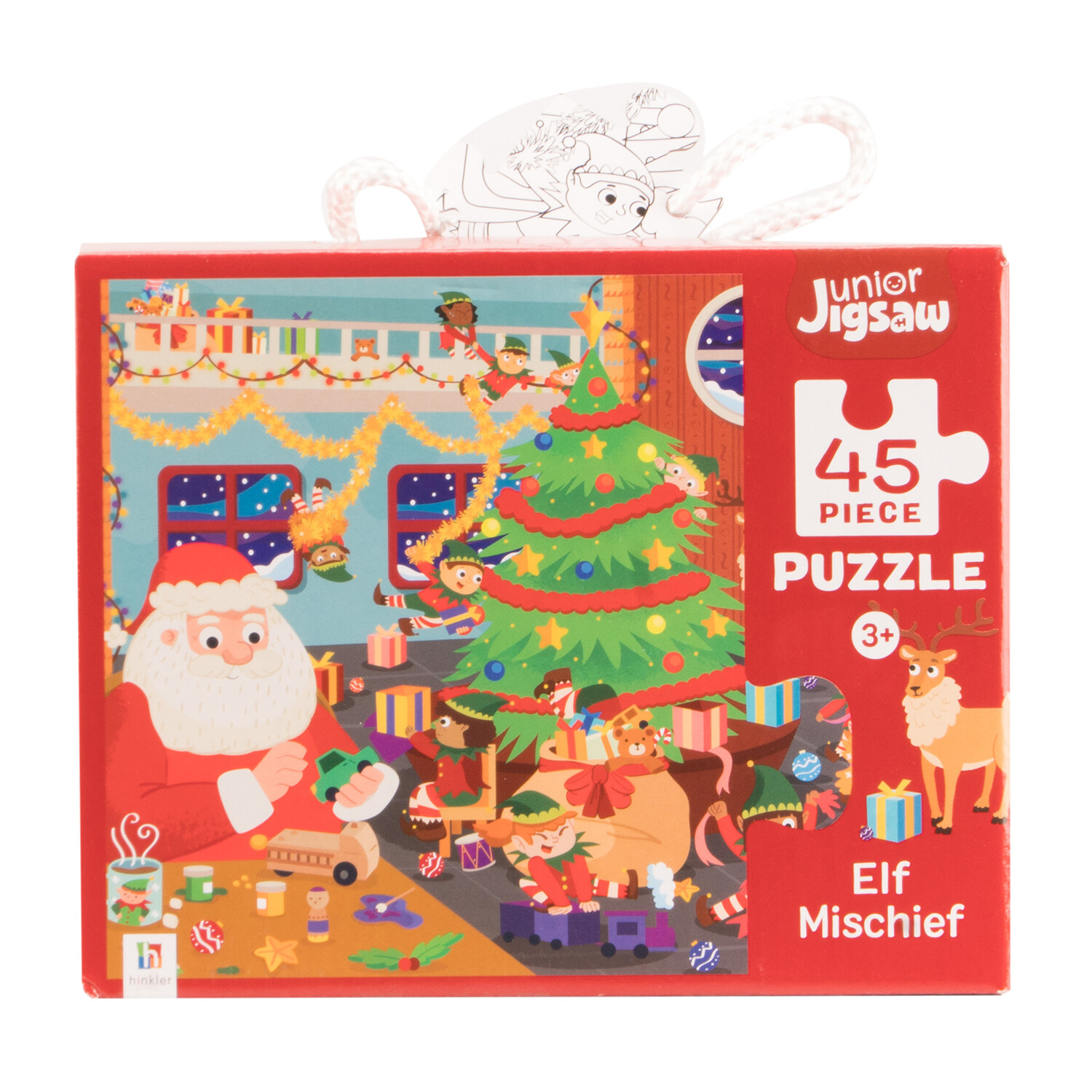 45-Piece Elf Mischief Puzzle Image