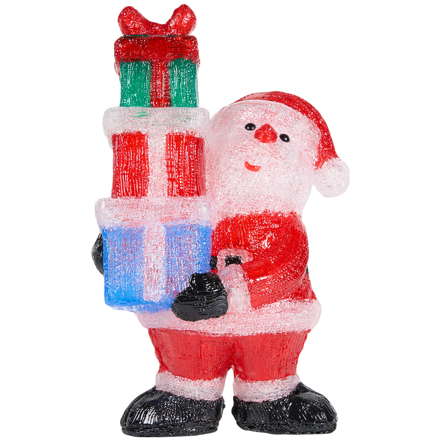 Acrylic Santa and Present StackCool White Image 2