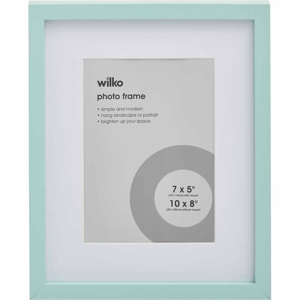 Wilko Mint Photo Frame 10 x 8 Inch Image 1