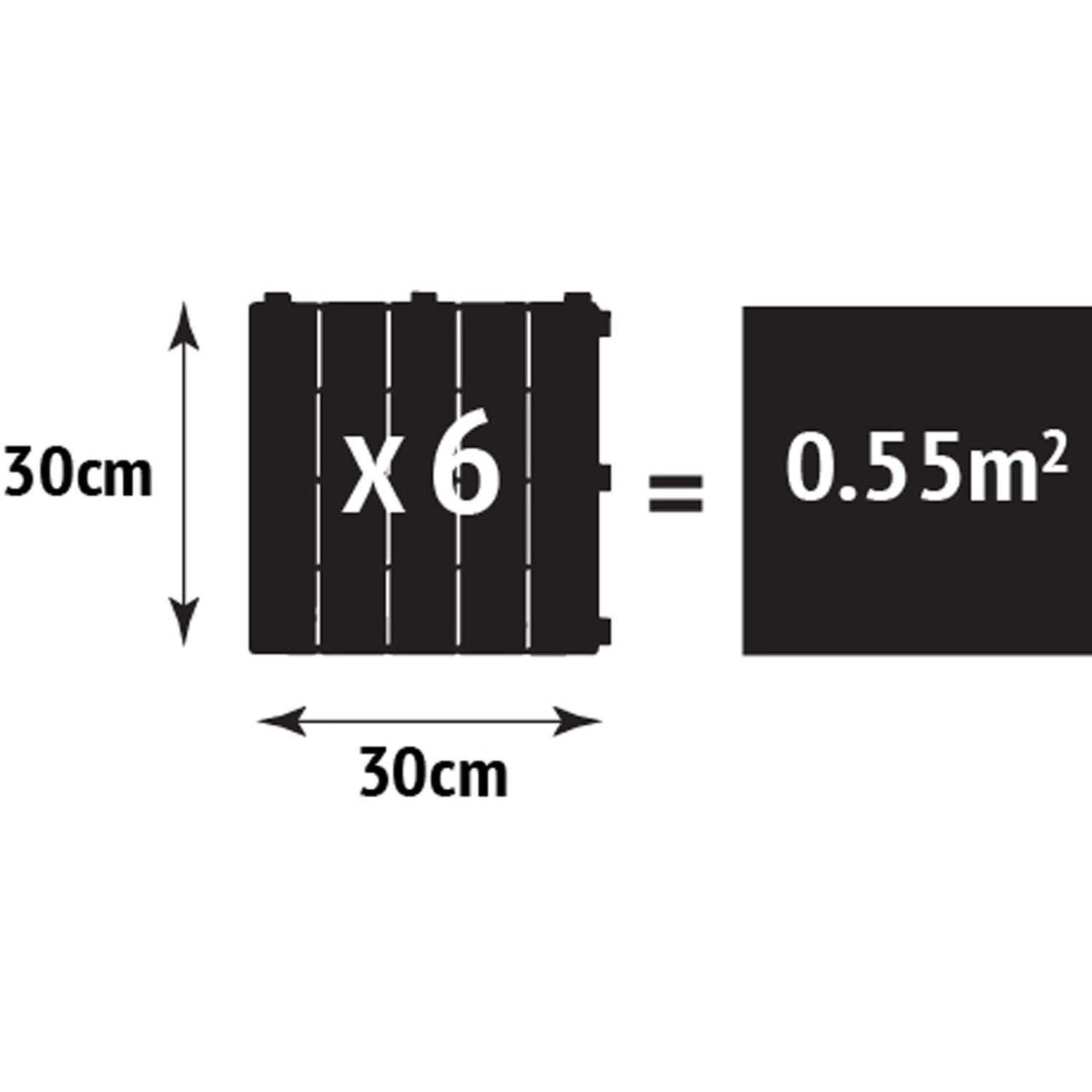 Easy Tile Cosmopolitan Decking - Black Image 5