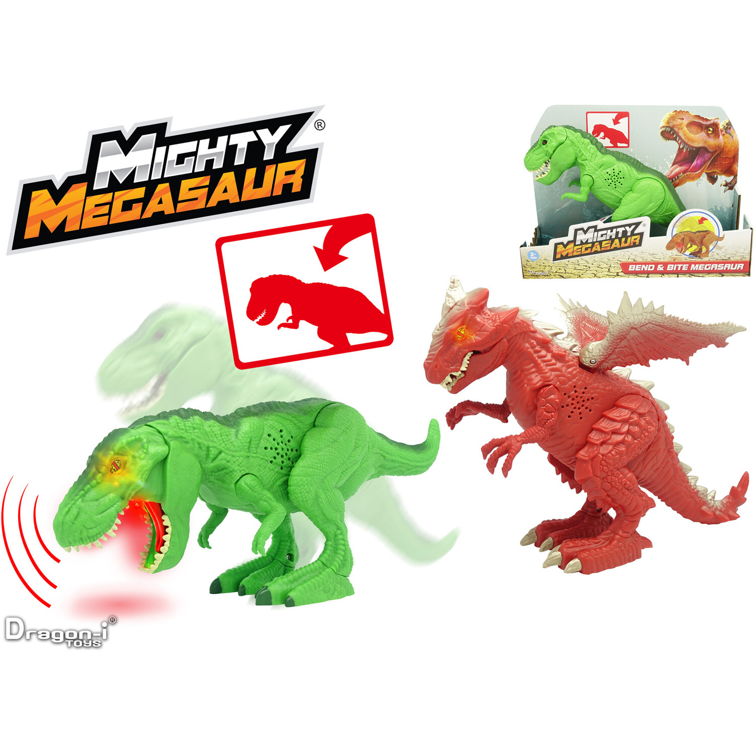 Mighty Megasaur Bend and Bite Megasaur Image 7