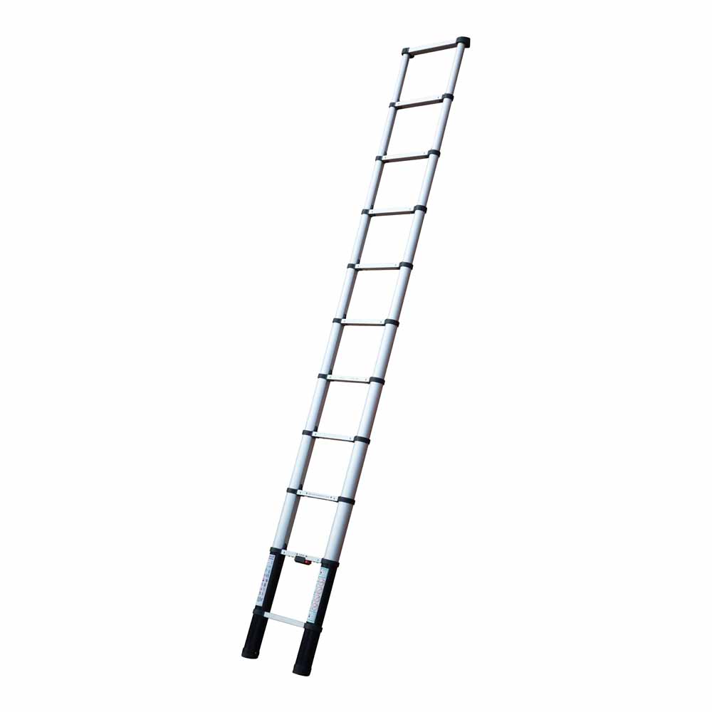 Abru Telescopic Extension Ladder 3.2M Aluminium, steel, plastic  - wilko