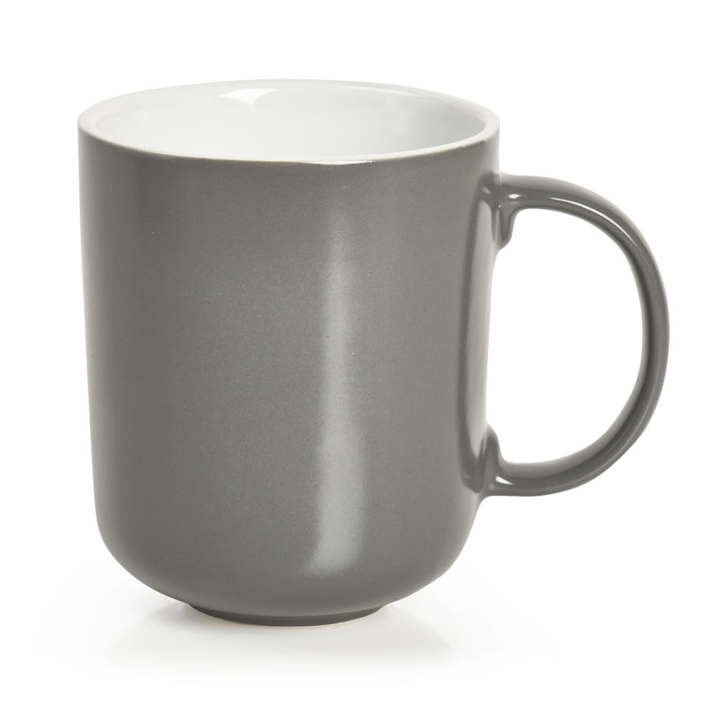 Wilko Utility Grey Mug Image 1