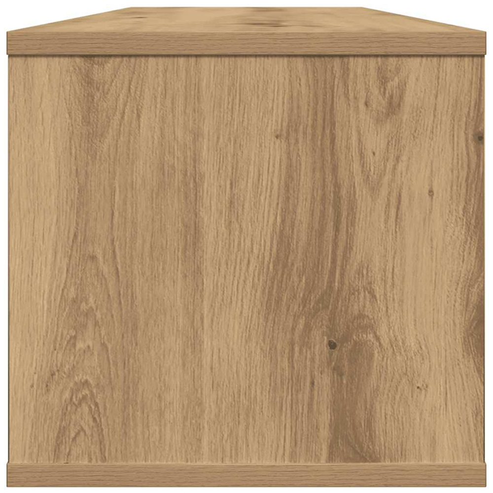 vidaXL 2 Door 4 Shelf Artisan Oak Wall Cabinet Image 4