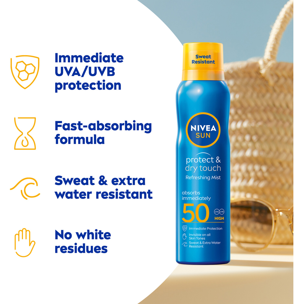 Nivea Sun Protect and Dry Touch Spray Mist Image 3