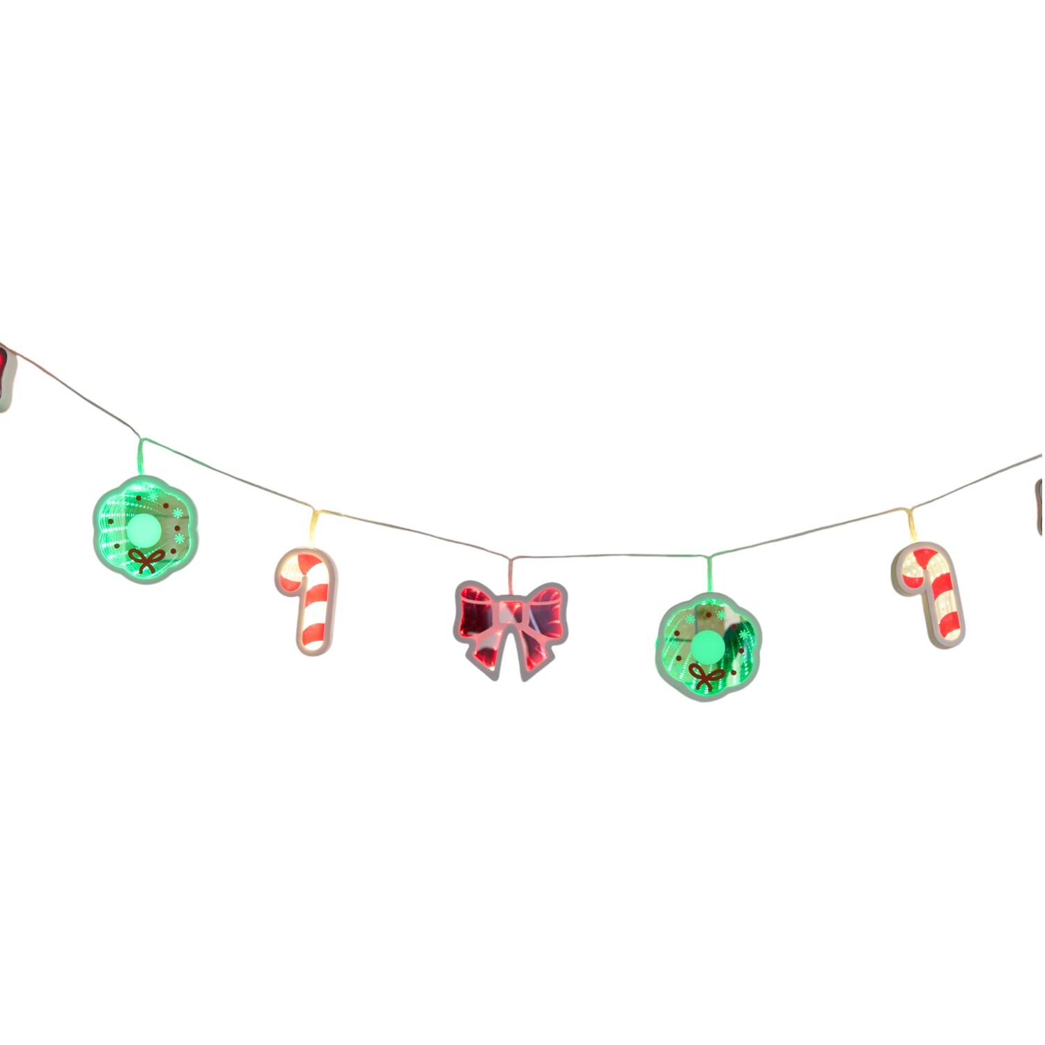 Christmas Icon Infinity String LightBlack Image 3
