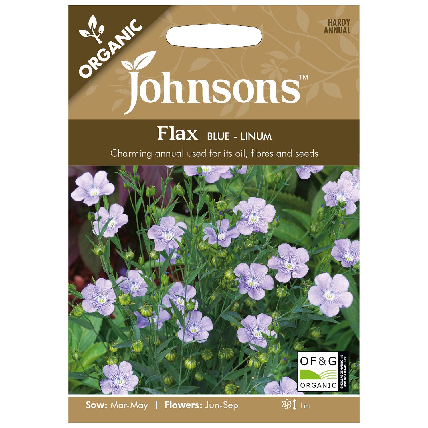 Johnsons Flax Blue Linum Image 1