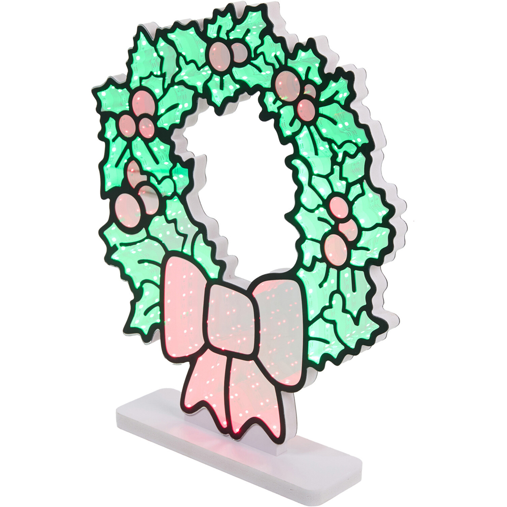 Christmas Wreath Infinity Light Image 4