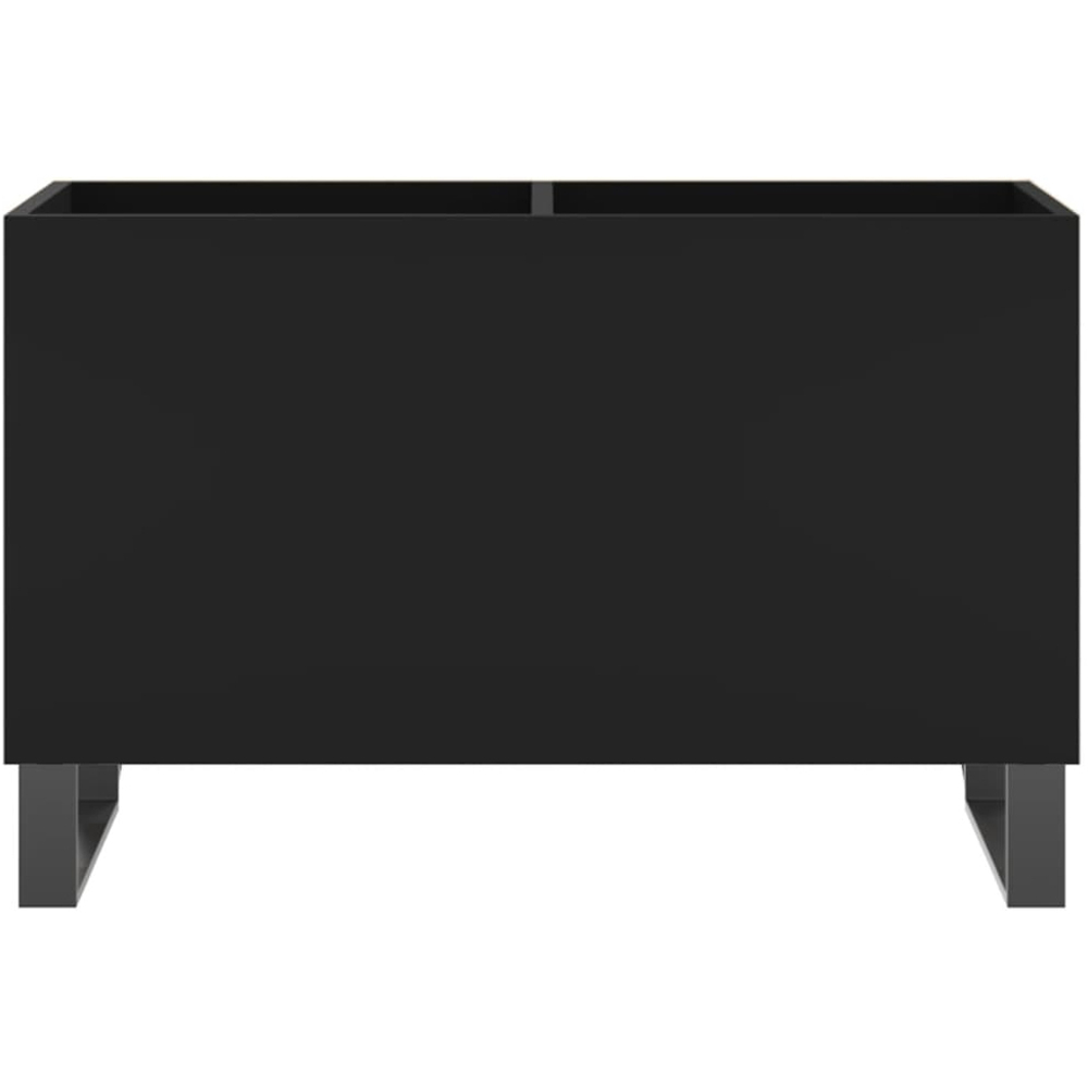 vidaXL Black Record Cabinet Image 4