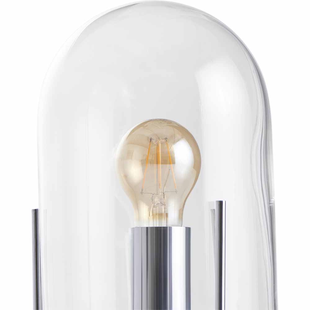 Wilko Silver Dome Table Lamp Image 4