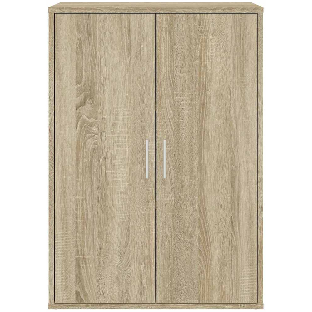 vidaXL 2 Door Sonoma Oak Sideboard Set of 2 Image 4