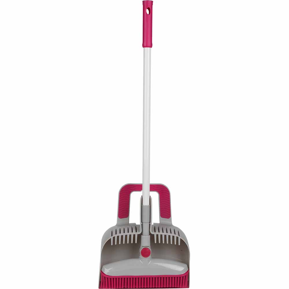 Kleeneze Dustpan & Rubber Broom Set Wilko