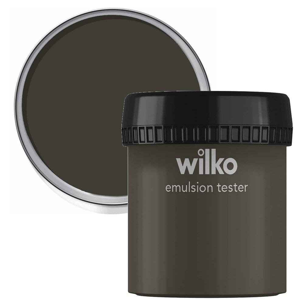 Wilko Cocoa Bean Emulsion Paint Tester Pot 75ml Image 2