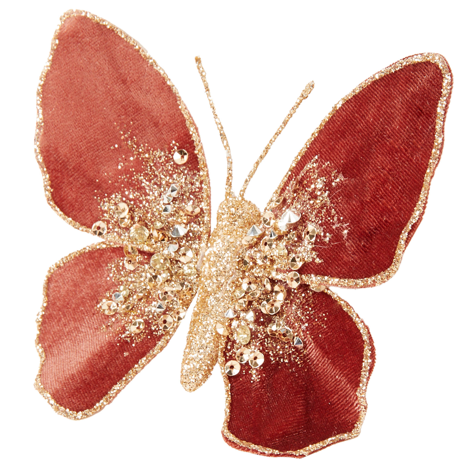 Pack of 2 Sequin Butterflies Wilko