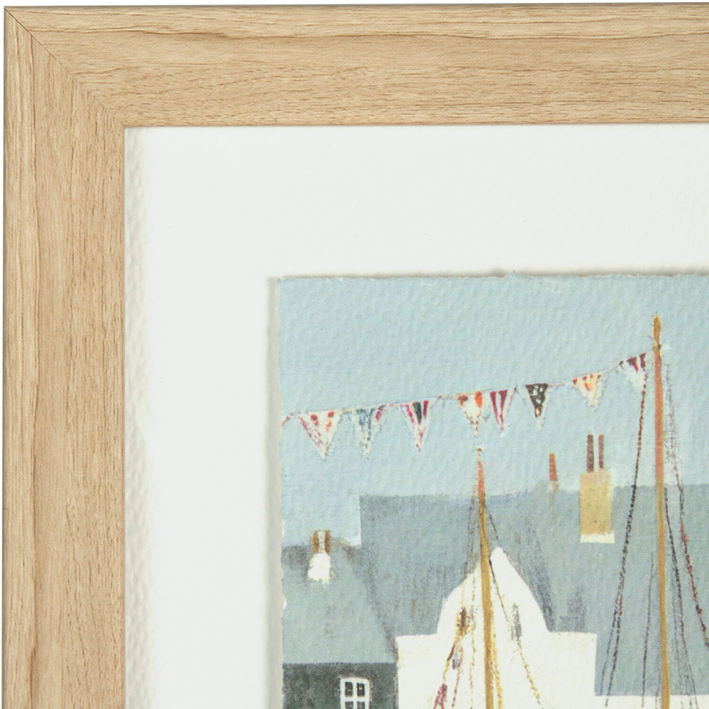 Harbour Side Wooden Framed Art Image 7