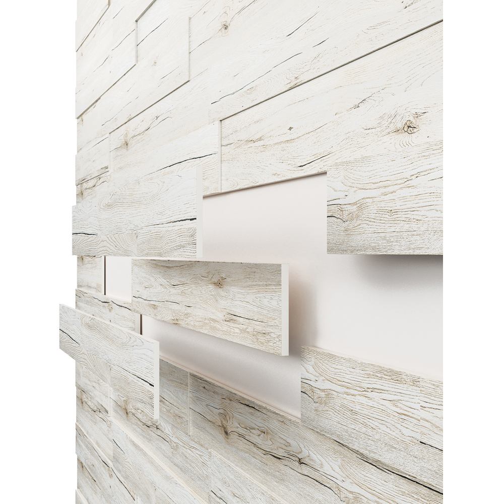 Reclaim Oak White 3D Wall Panels 18 Pack Image 6
