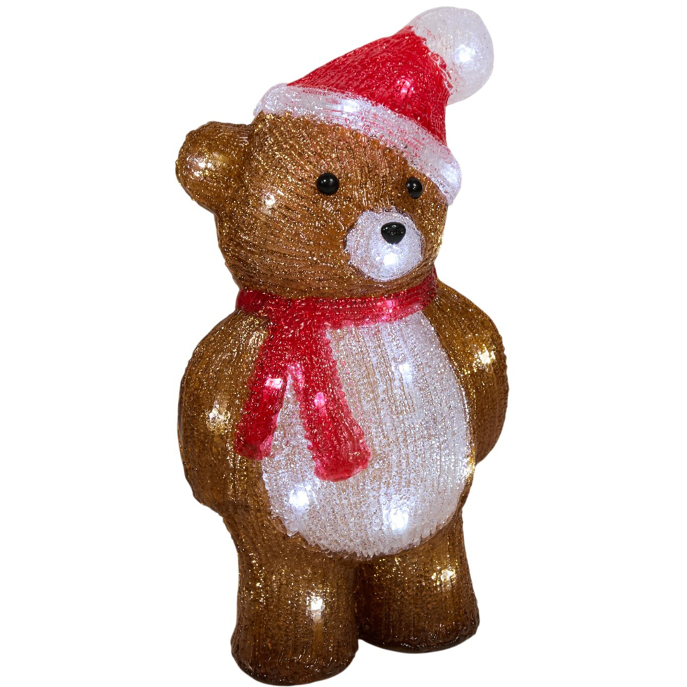 Acrylic LED Christmas Bear Decoration Image 8