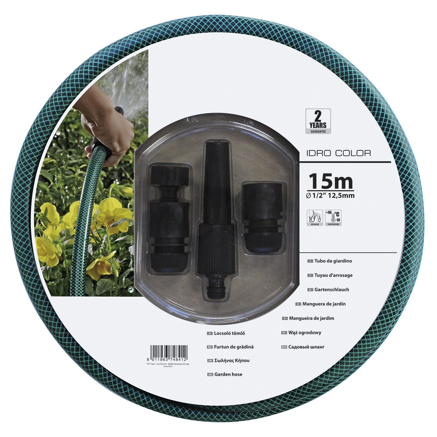 Hose And Spray Nozzle Set - 15m Image