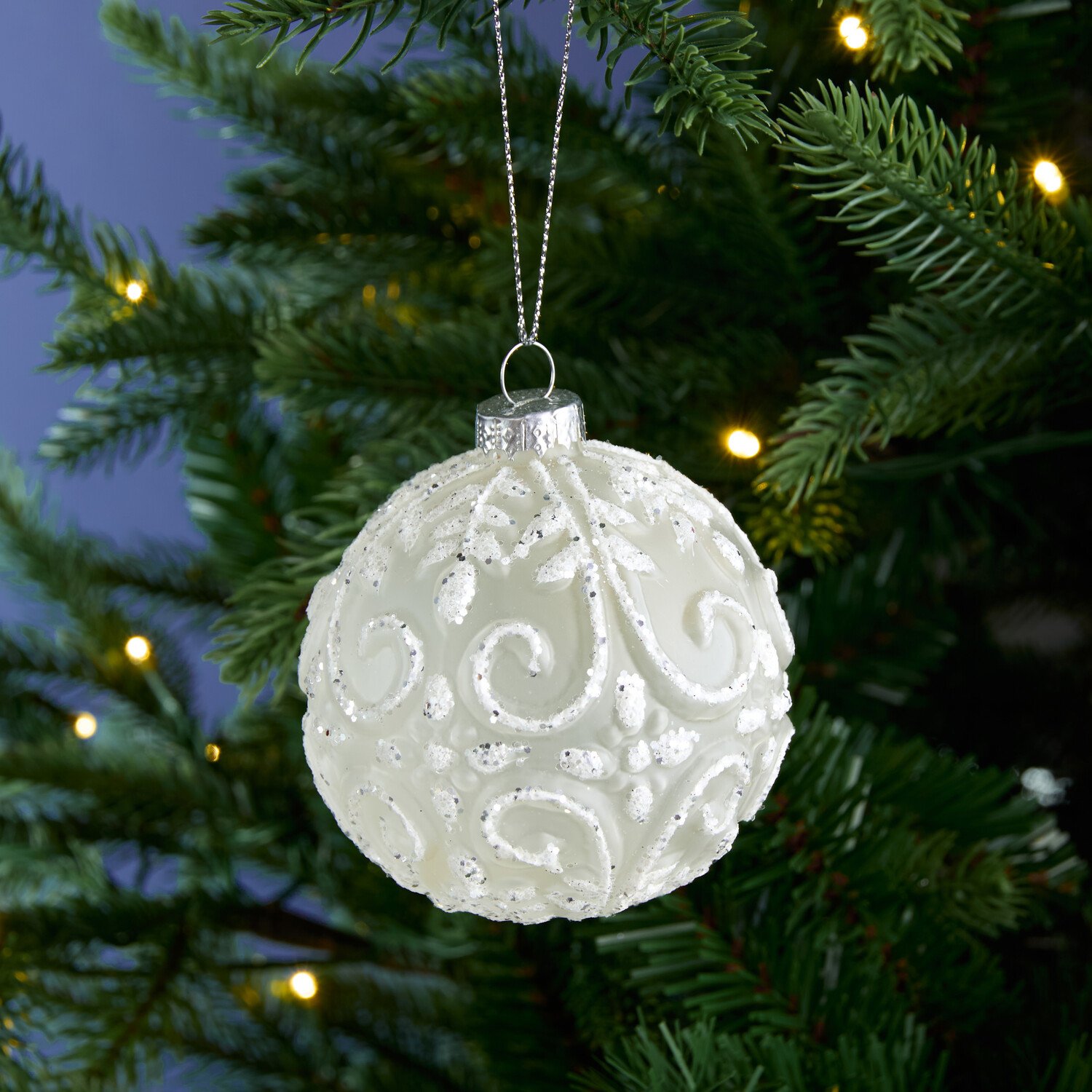 Glitter Detail Bauble Image 5