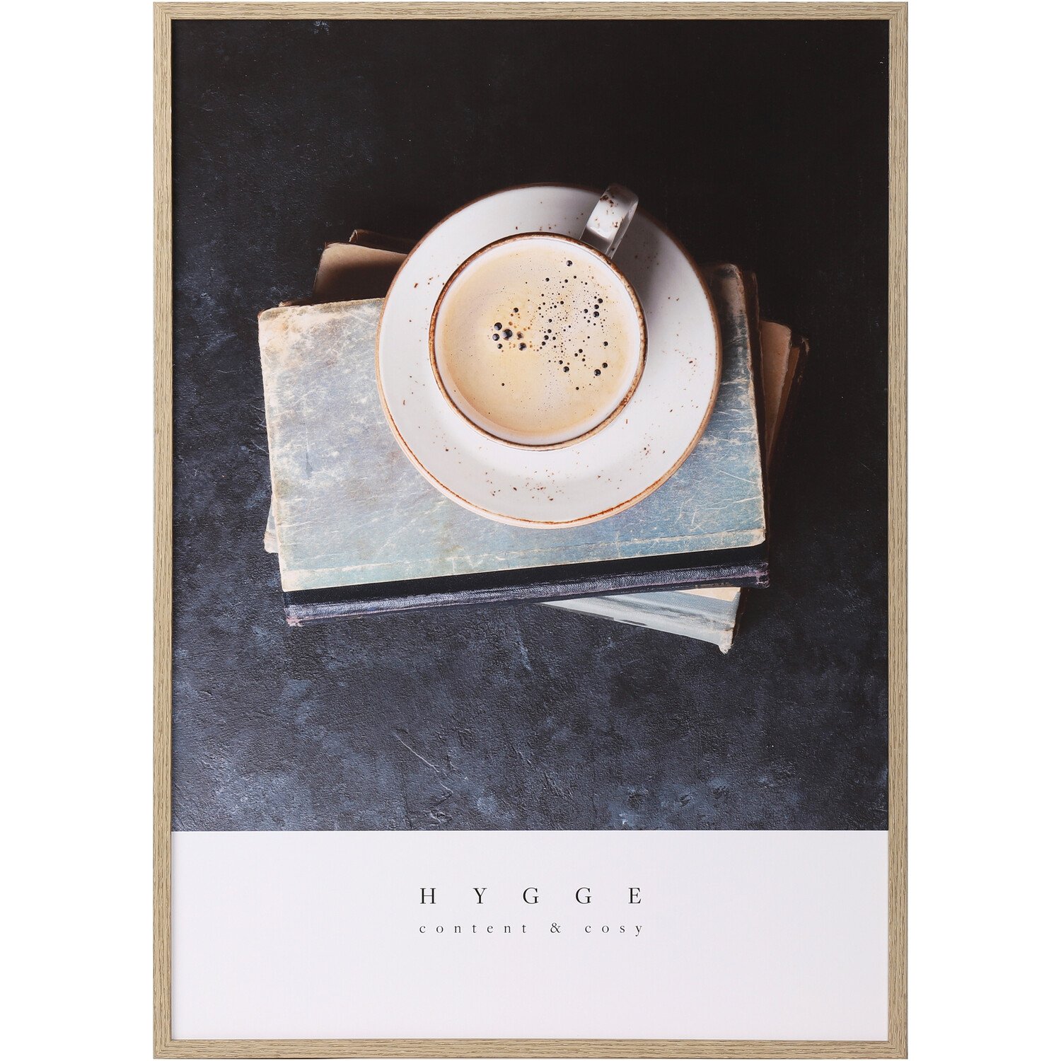 Coffee Break Framed Print - Black Image 1