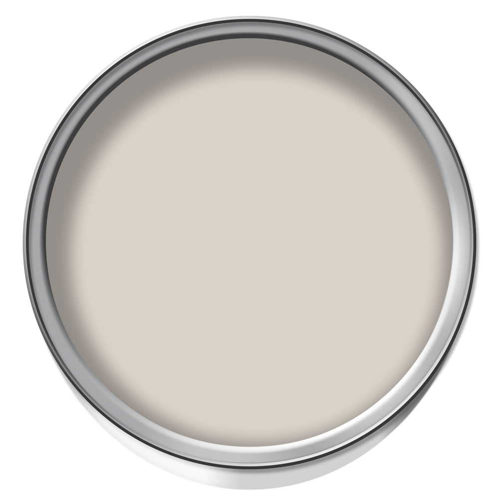 Wilko Flat Matt Emulsion Paint                    Stoney Grey 2.5L Image 2