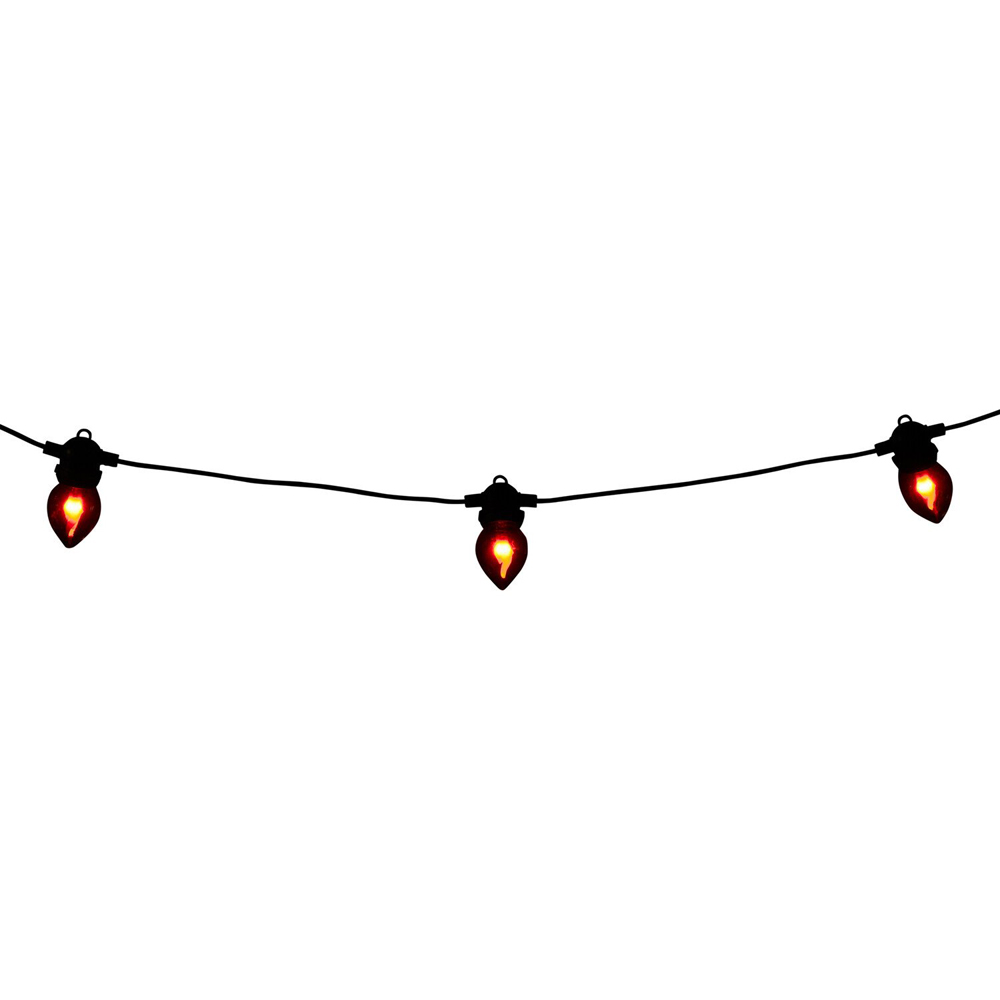 8 LED Flame Bulb String Light Image 4