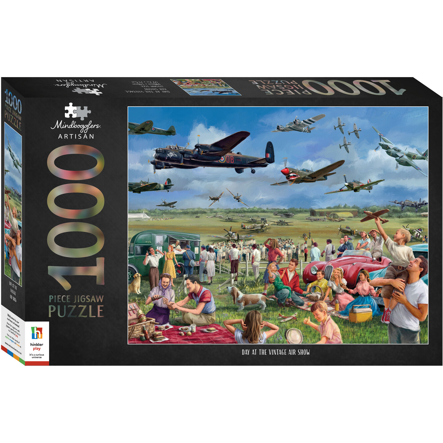 Mindbogglers 1000 Piece Plane Jigsaw Puzzle - Multicolour Image